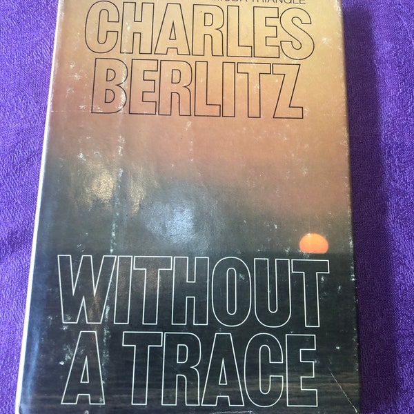 Sin rastro, de Charles Berlitz, primera edición, libro de tapa dura, 1977