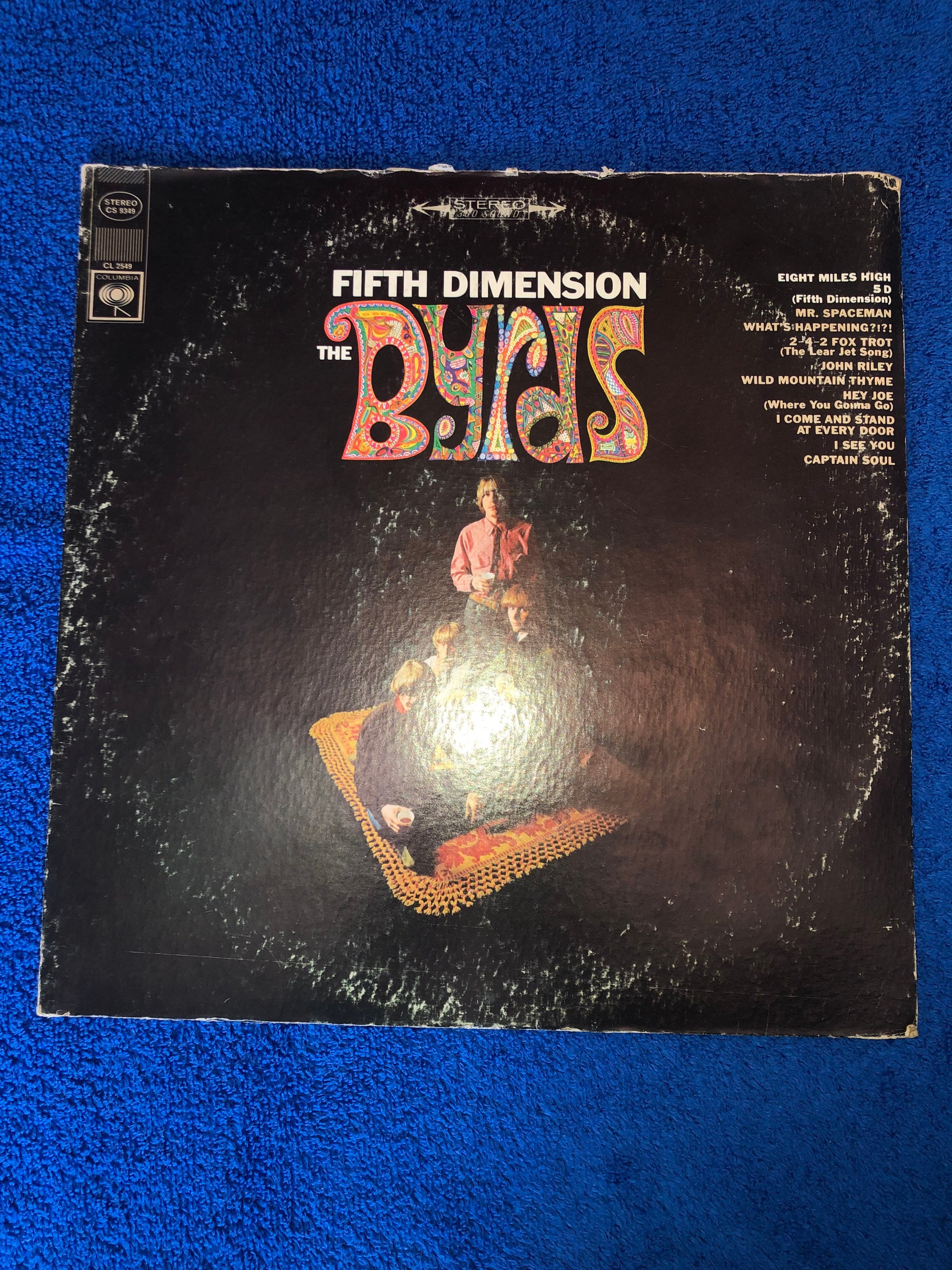 The Byrds Fifth Dimension Vinyl Record Original 1966 CS 9349