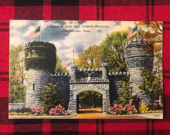 Entrance to Point Lookout Mountain Postcard, Chattanooga, Tennessee 16339, Unused Postcard
