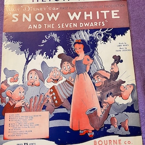 Walt Disney's Snow White and the Seven Dwarfs, "Height Ho" Nuty, Słowa Larry'ego Moreya, Muzyka Franka Churchilla, 1938