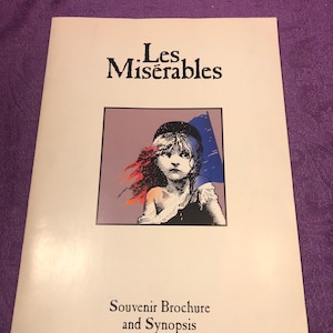 Les Misérables 1995 Souvenir Brochure & Synopsis