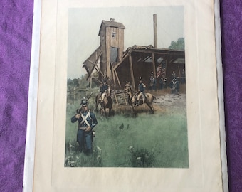 南北戦争退役軍人のビンテージ写真（1880年7月4日）即時ダウンロード