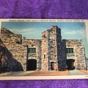 Castillo de Whiteface Mountain, Cumbre de Whiteface Mountain, Postal de la autopista Whiteface Mountain, núm. 147, 1930-1950 Sin usar