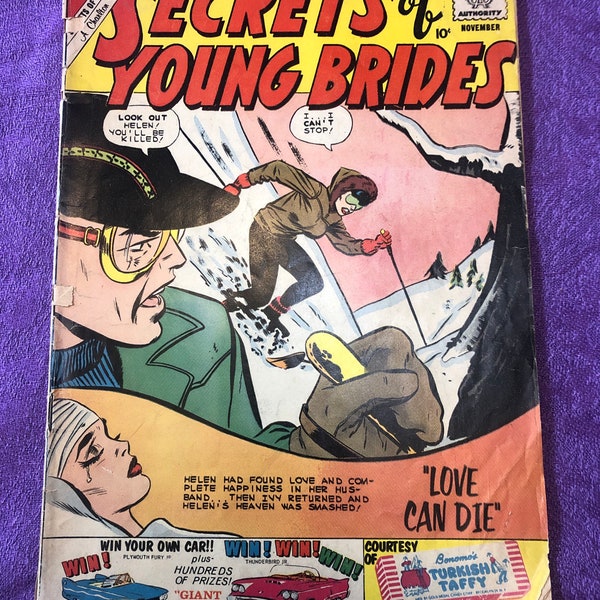 Secrets of Young Brides Comic Book, November 1960, Volume 1, Number 22