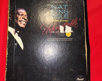 Nat King Cole "Unforgettable" 8 Track Tape Box Set, 1966