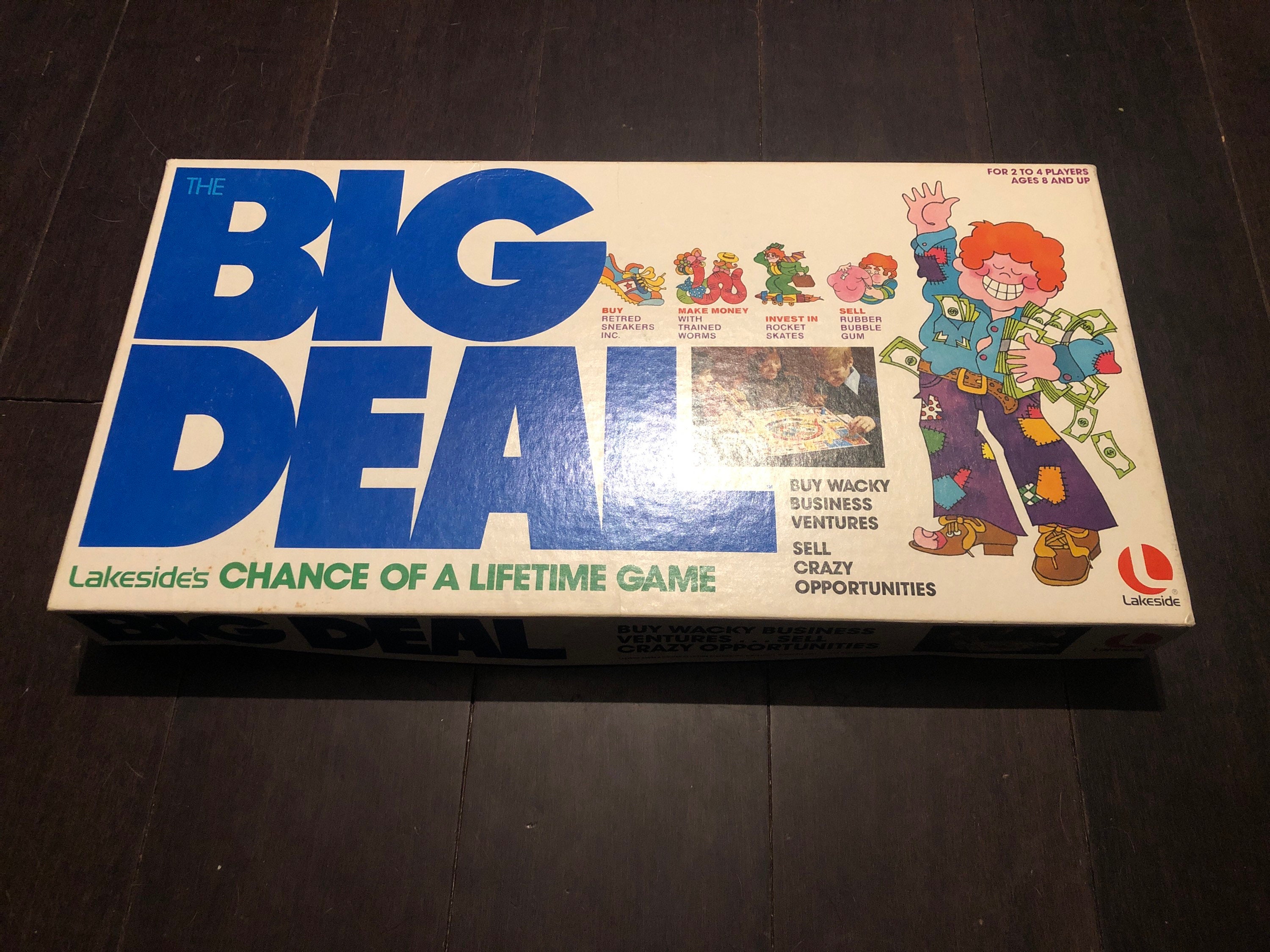1977 Lakeside Games Big Deal Chance of a Lifetime Board Game Very Nice