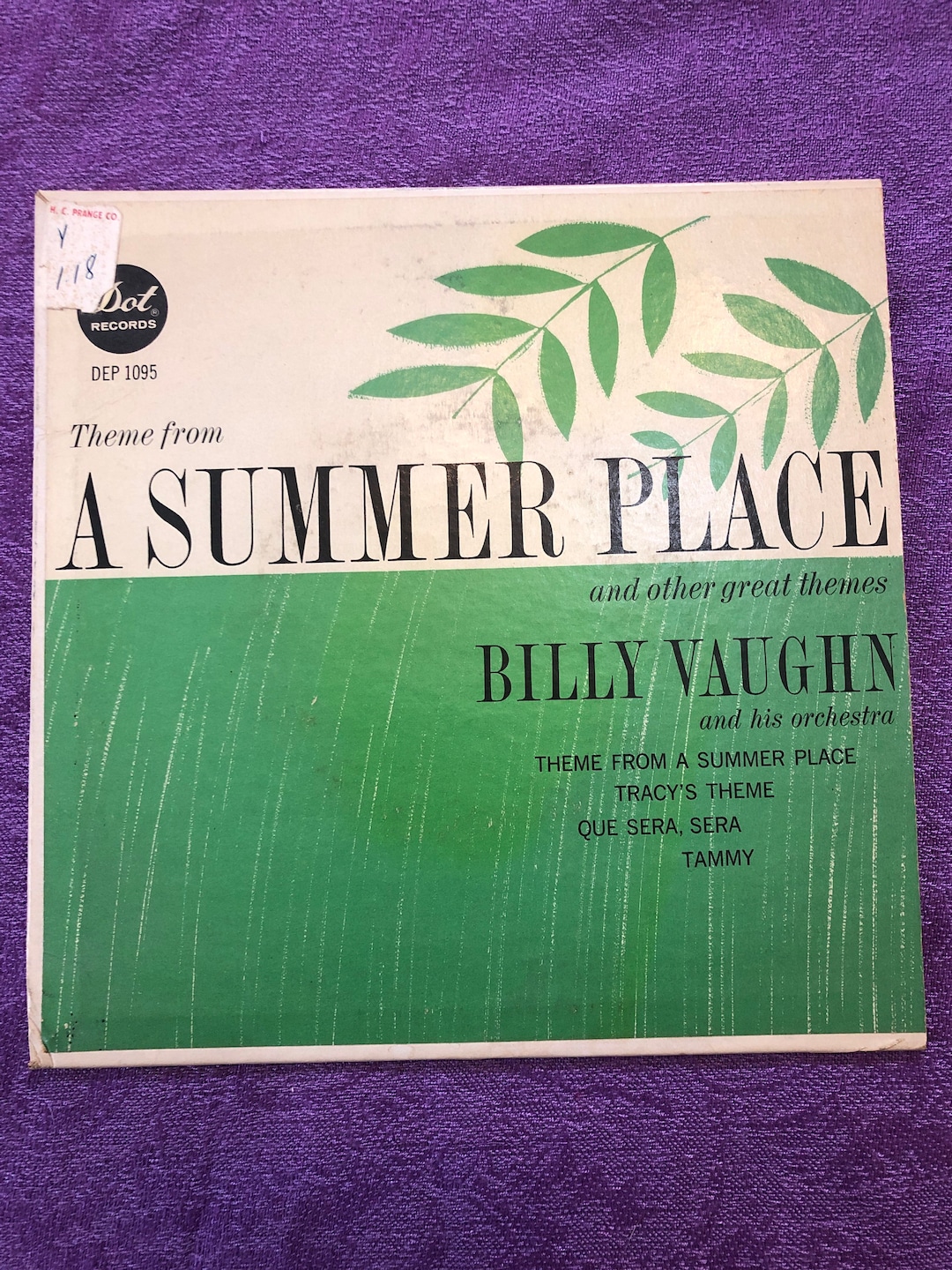 Theme from a summer place and other great themes billy vaughn and his