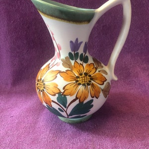 Vintage Flora Gouda Holland Rio Small Pitcher