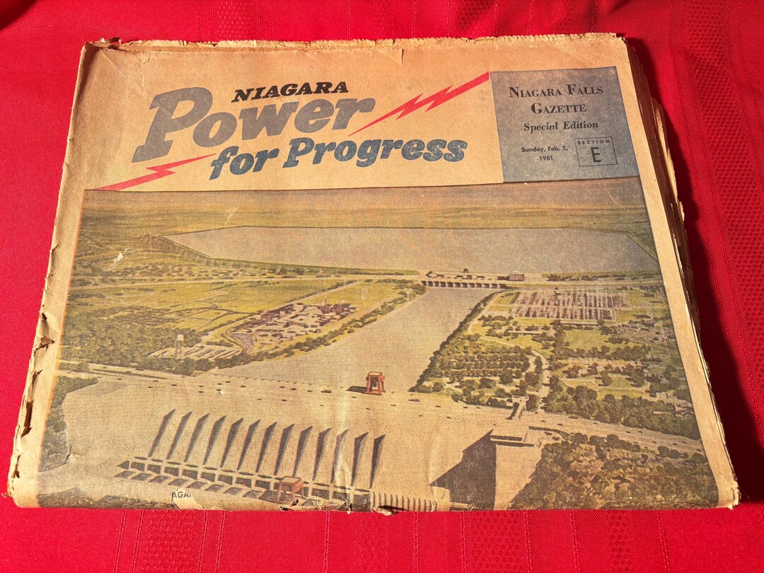 Vintage Niagara Falls Gazette Newspaper - February 5, 1961 - Etsy