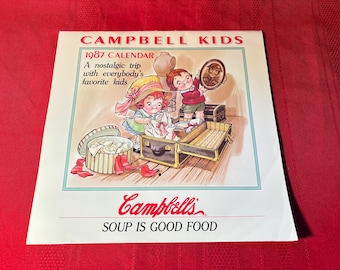 Campbell Kids Calendar 1987, Mint Condition, Ephemera, Campbell Soup Collectible