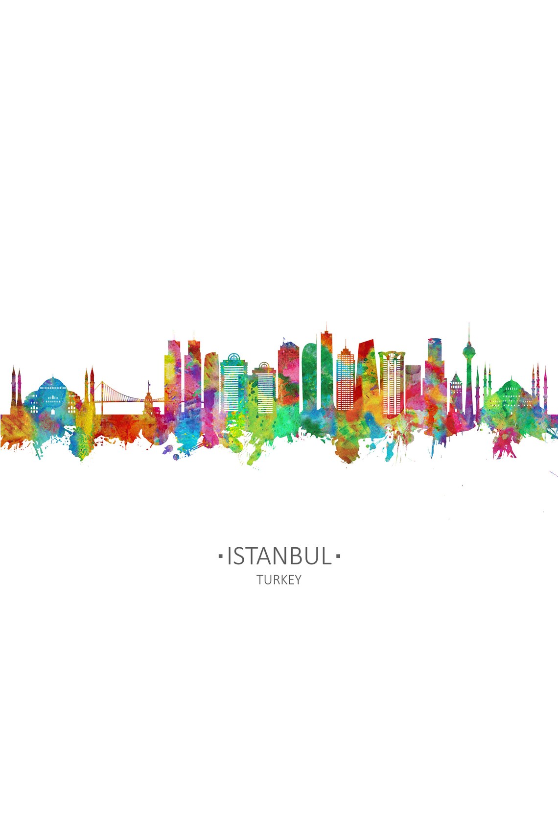 Istanbul Artwork Istanbul Poster Istanbul Wall Art Etsy Hong Kong
