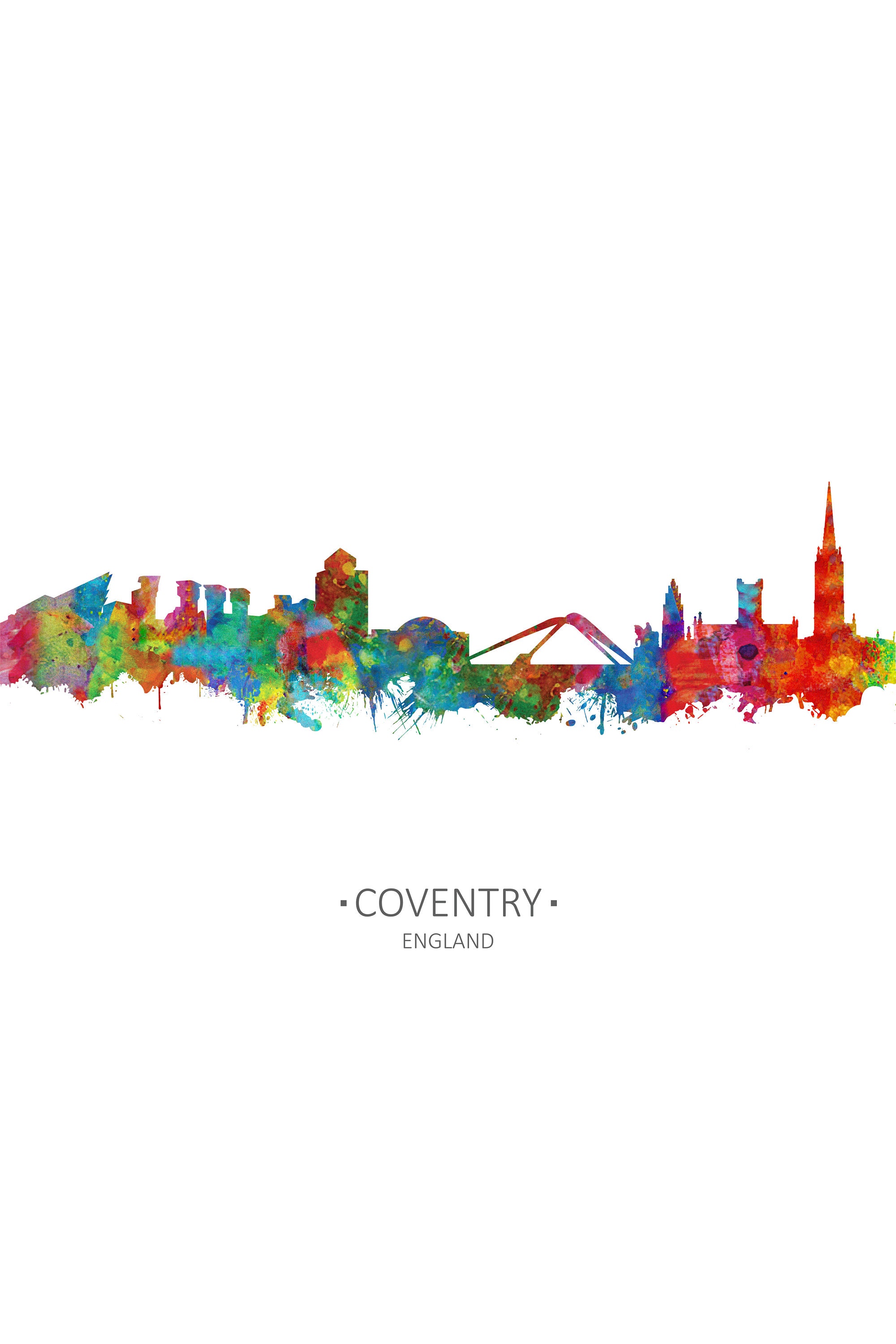 Coventry City Print / Coventry City Gift / Coventry Wall Decor Etsy