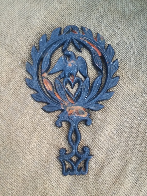 Cast Iron Eagle Trivet/vintage Eagle Trivet/antique Eagle Cast Etsy