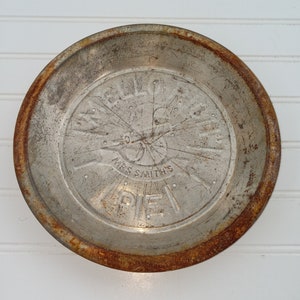 Mrs. Smith&#39;s pie pan/ pie pan/ Mello-Rich pie pan/tin pan