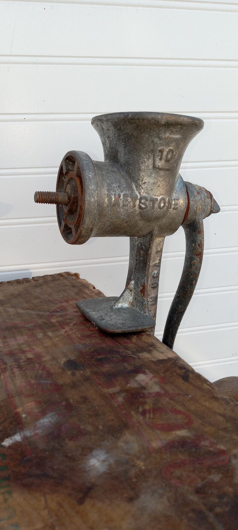 Vintage Counter Top Food Grinder/keystone Grinder/ Hand Grinder ...