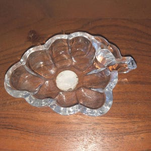 Vintage crystal grape dish/ glass grape dish/ lead crystal grape dish/ grape dish/ crystal dish/ grapes/ grape crystal bowl