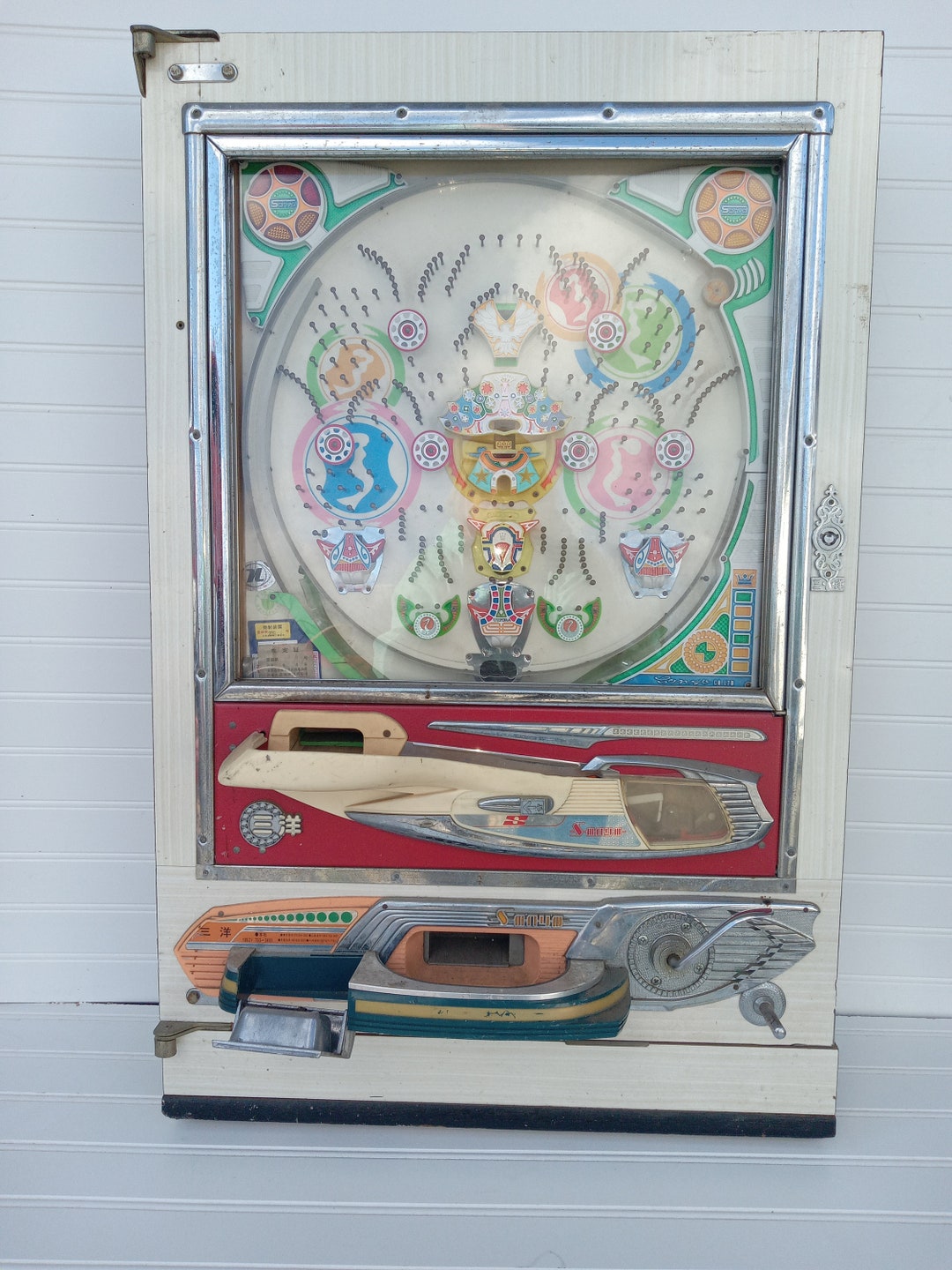 Vintage Pachinko Machine/chinese Pinball Machine/ball Game/pinball/pinball Machine /antique