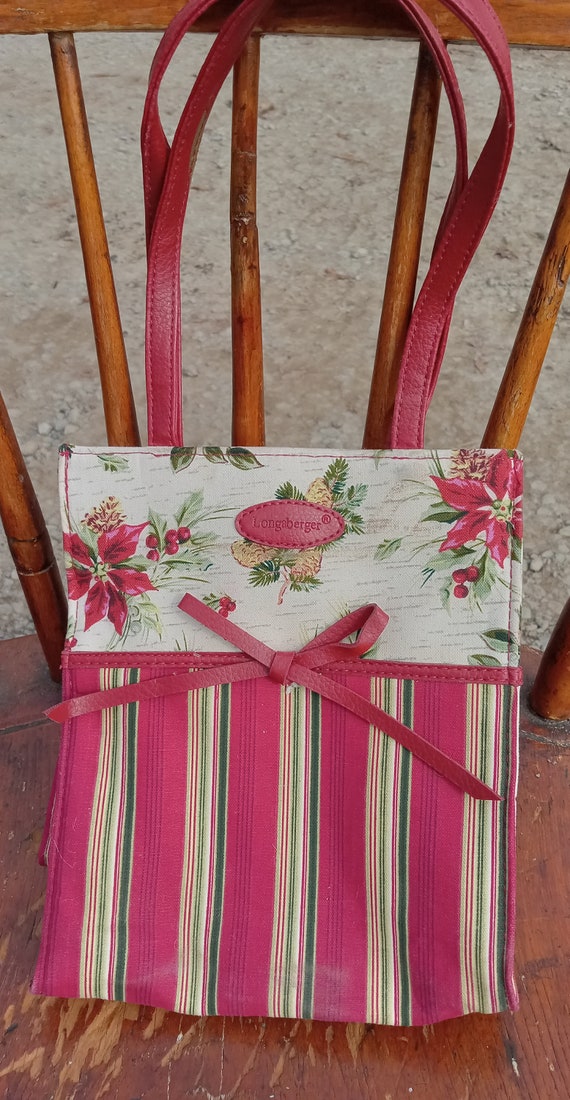 Christmas purse/ longaberger purse/ purse/longaber