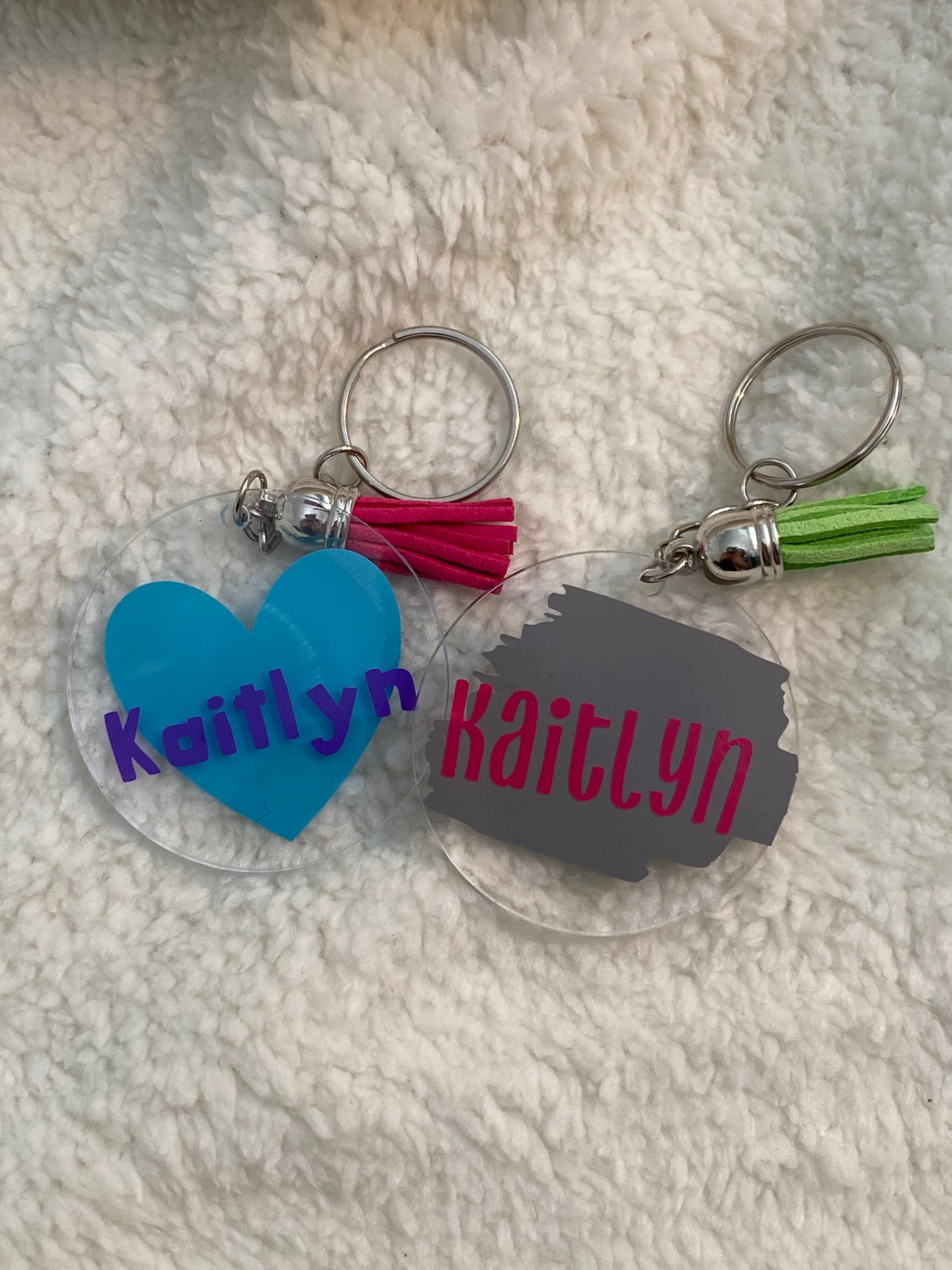 Customized name Keychain personalized accessories cute Etsy