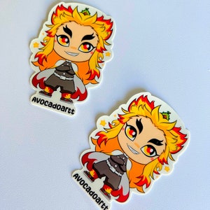 Anime Demon Sticker: Anime Sticker, Anime Sticker, Anime Sticker, kawaii, Ninjas Hashira, wasserfest, Sticker, otaku, Dämonen, Sticker.