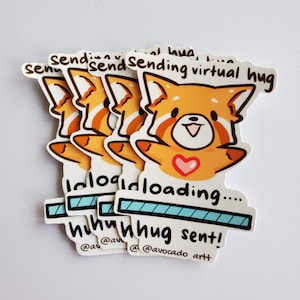 Laptop Sticker: ChiChi "Virtual Hug"