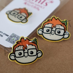 Tombo Anime Enamel Pin: Handmade Manga Gift