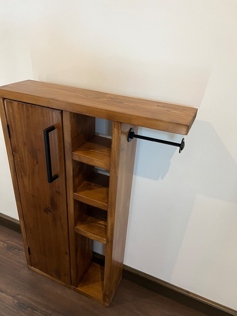 Rustic Wood Toilet Roll Paper Holder Etsy