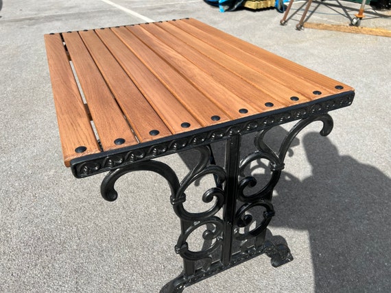 Cast Iron Garden Rustic Table - Etsy