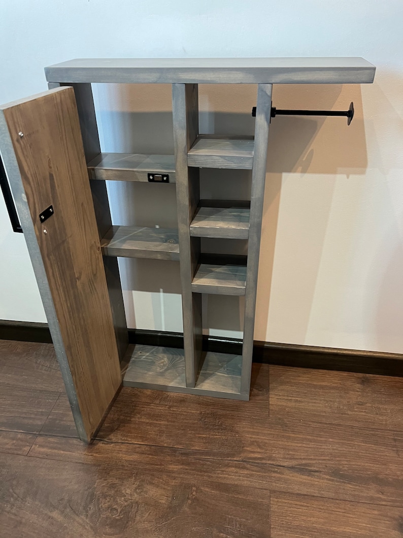 Rustic Wood Toilet Roll Paper Holder Etsy UK