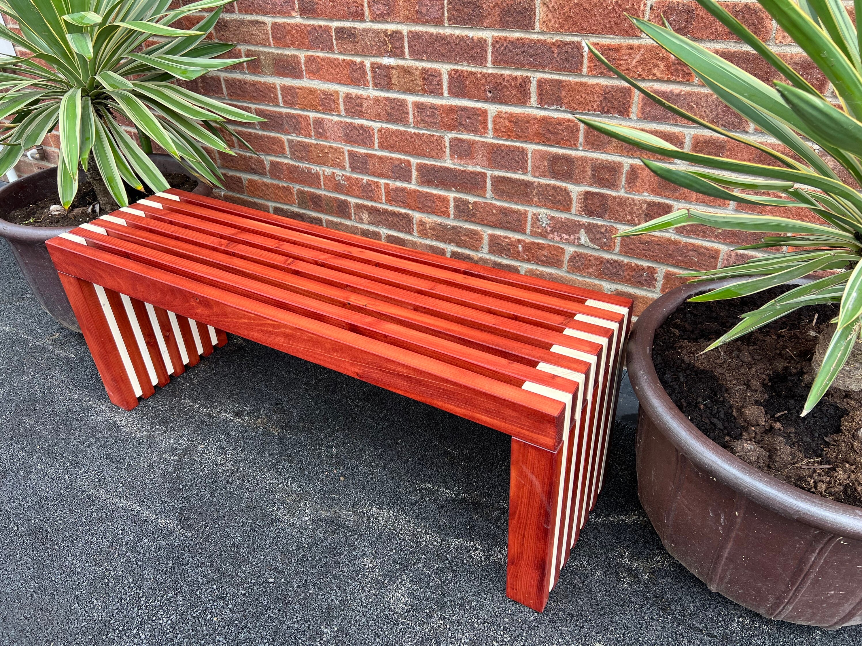 Rustic Designed Wood Bench Garden Bench Bed Ends Reception Room Hallway Patio Bench Etsy