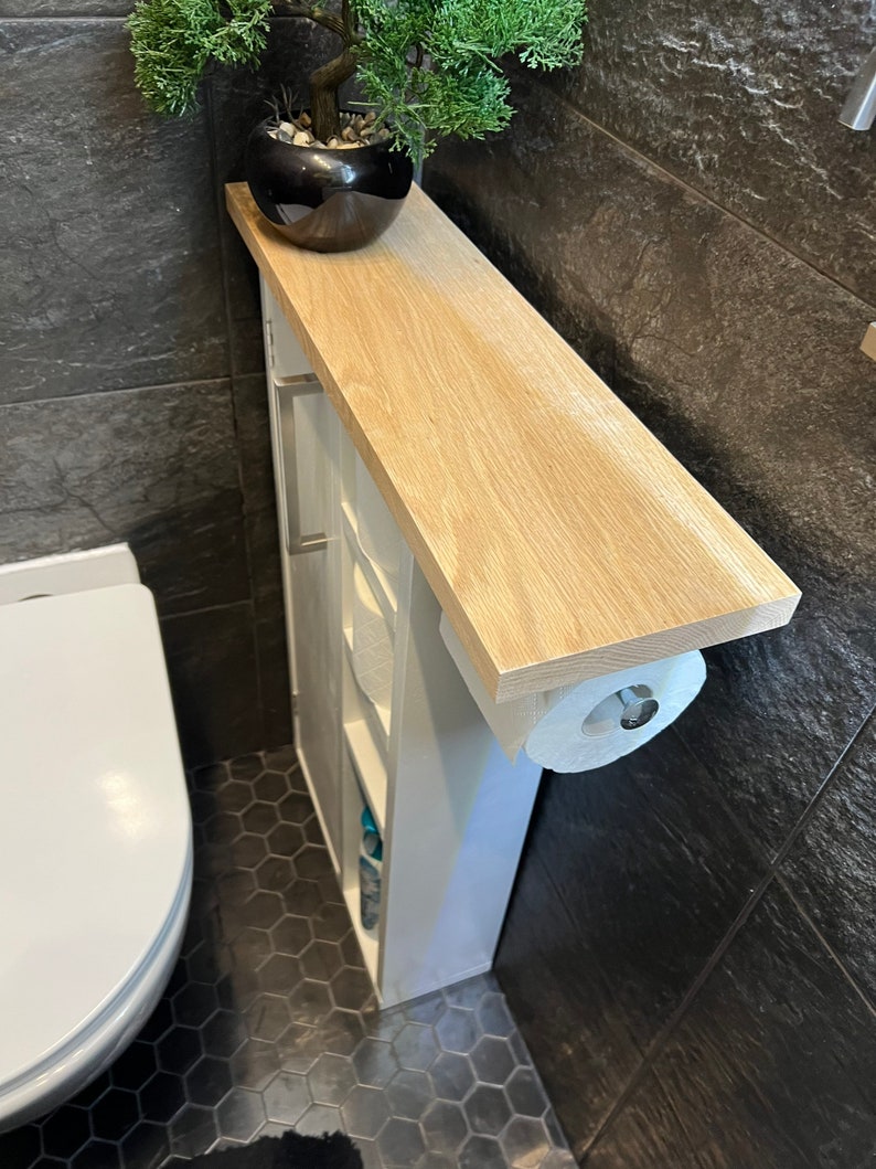 Rustic Wood Toilet Roll Paper Holder Etsy UK