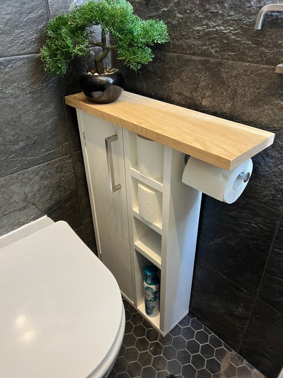 Rustic Wood Toilet Roll Paper Holder - Etsy