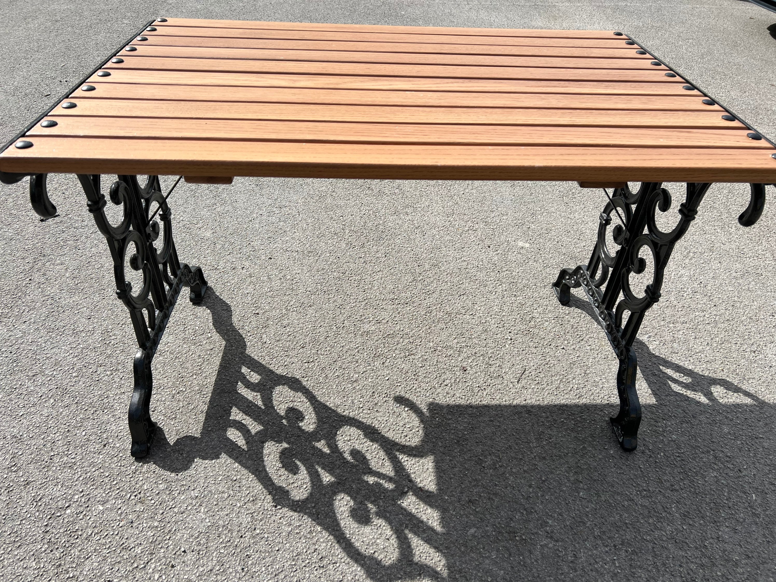 Cast Iron Garden Rustic Table - Etsy