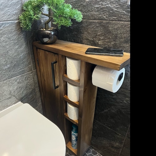 Portarotolo Carta Igienica Divertente A Forma Di Cartone Animato: Adesivo E Originale Per Bagno E Cucina