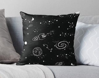 Cosmic Space Pillow, Space Throw Pillow, Cosmic Space Cushion
