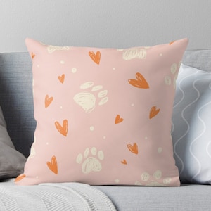 Paw Pillow Cat Paw Pillow Paw Throw Pillow