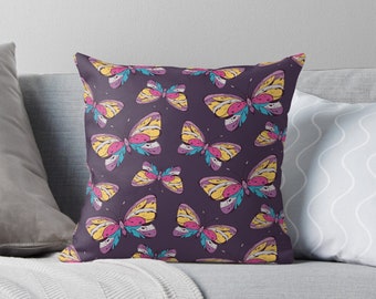 Butterfly Pillow Butterfly Throw Pillow Butterfly Cushion