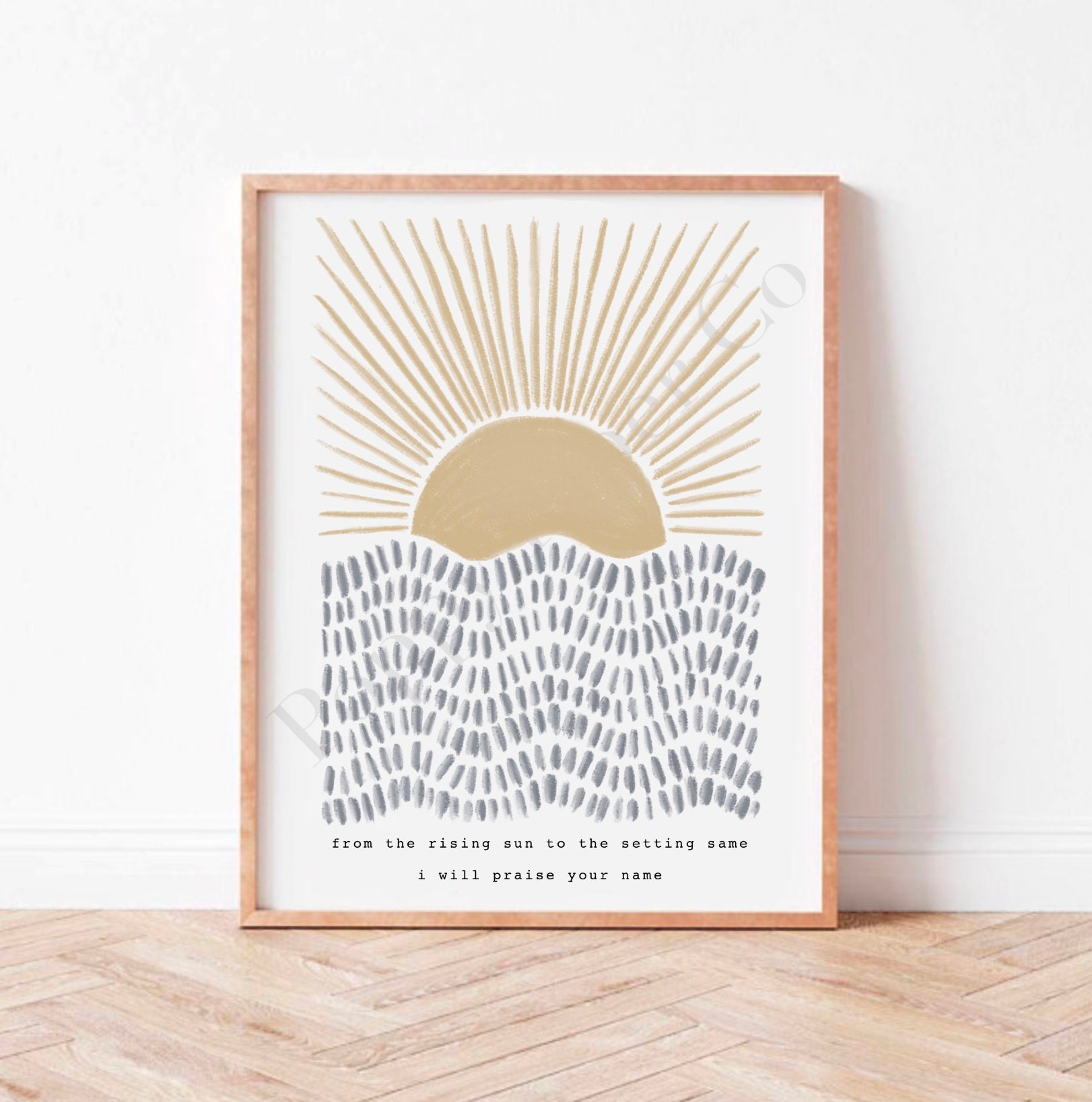 Art Print from the Rising Sun to the Setting Same Etsy