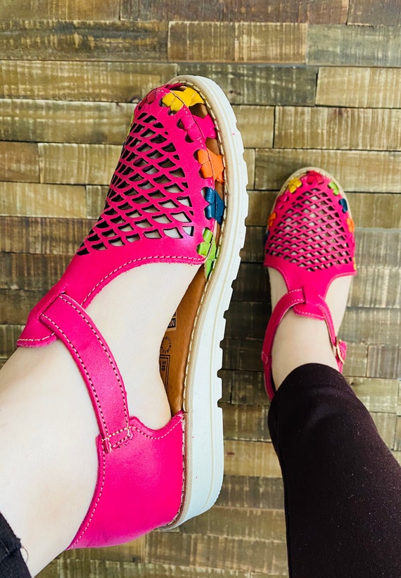 Huarache rosa e blu 2025
