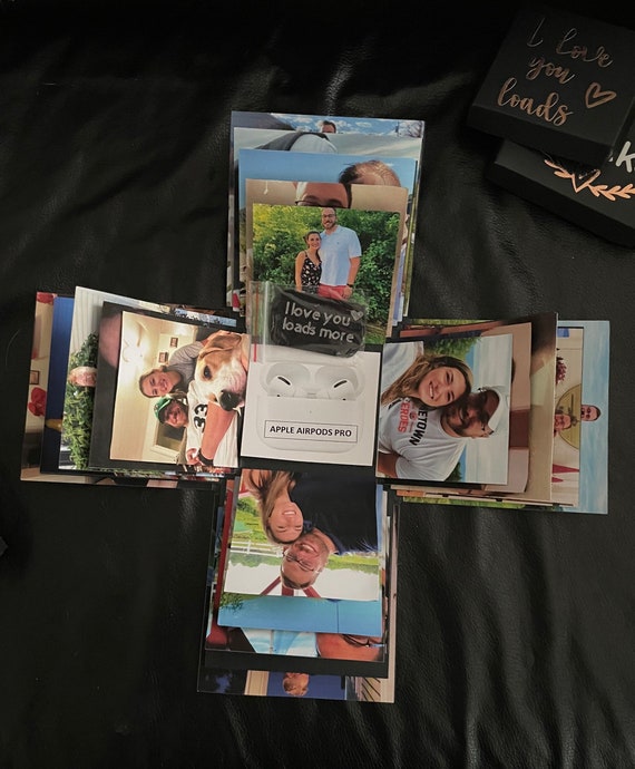 Pre Assembled Explosion Gift Boxes Add Your Photos Gift for Etsy