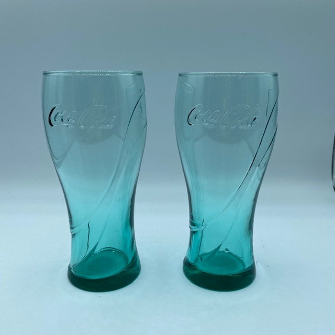 Vintage Two Coca Cola Glasses Etsy