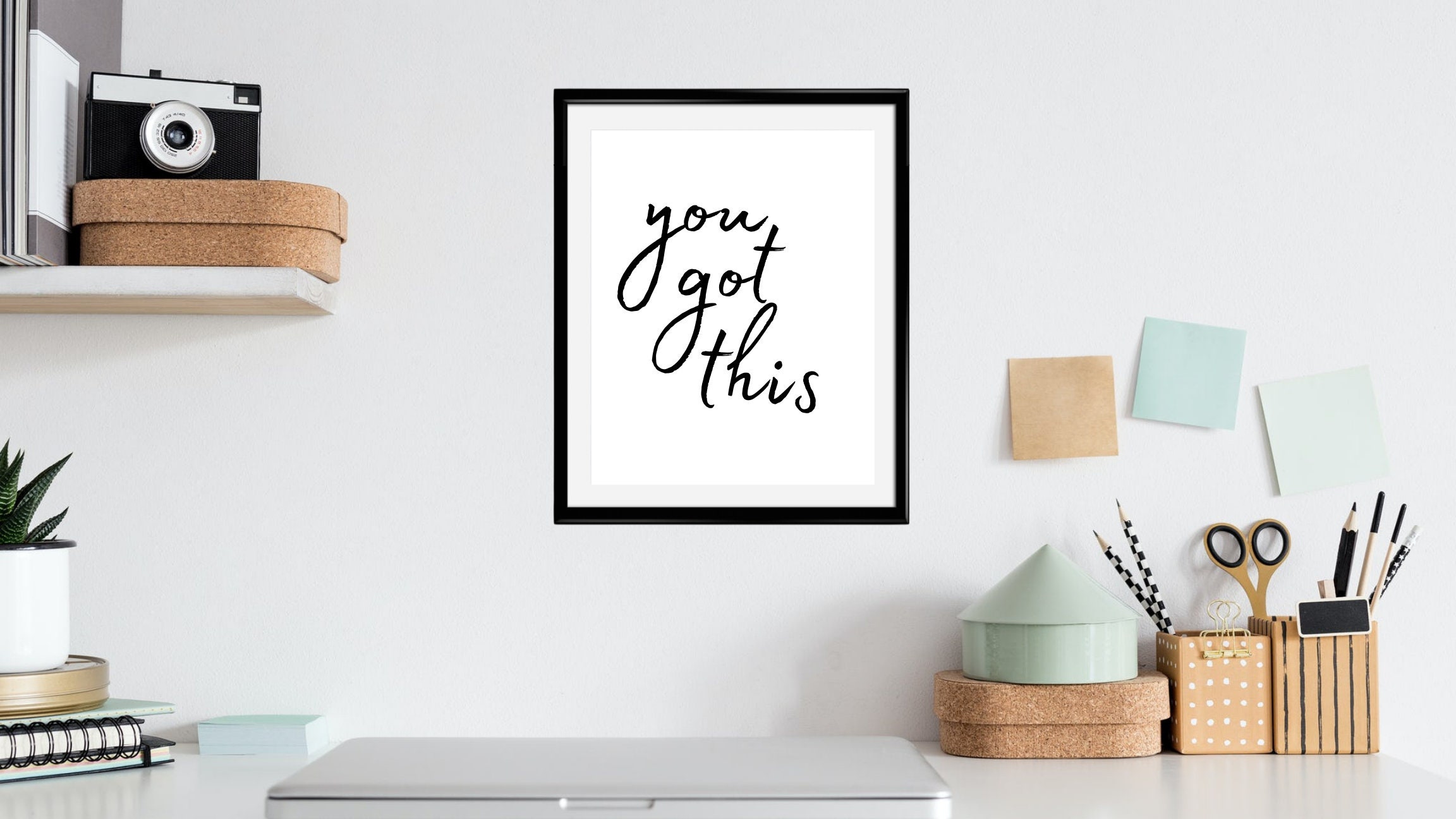 Home Office Wall Art You Got This Inspirational Home | Etsy