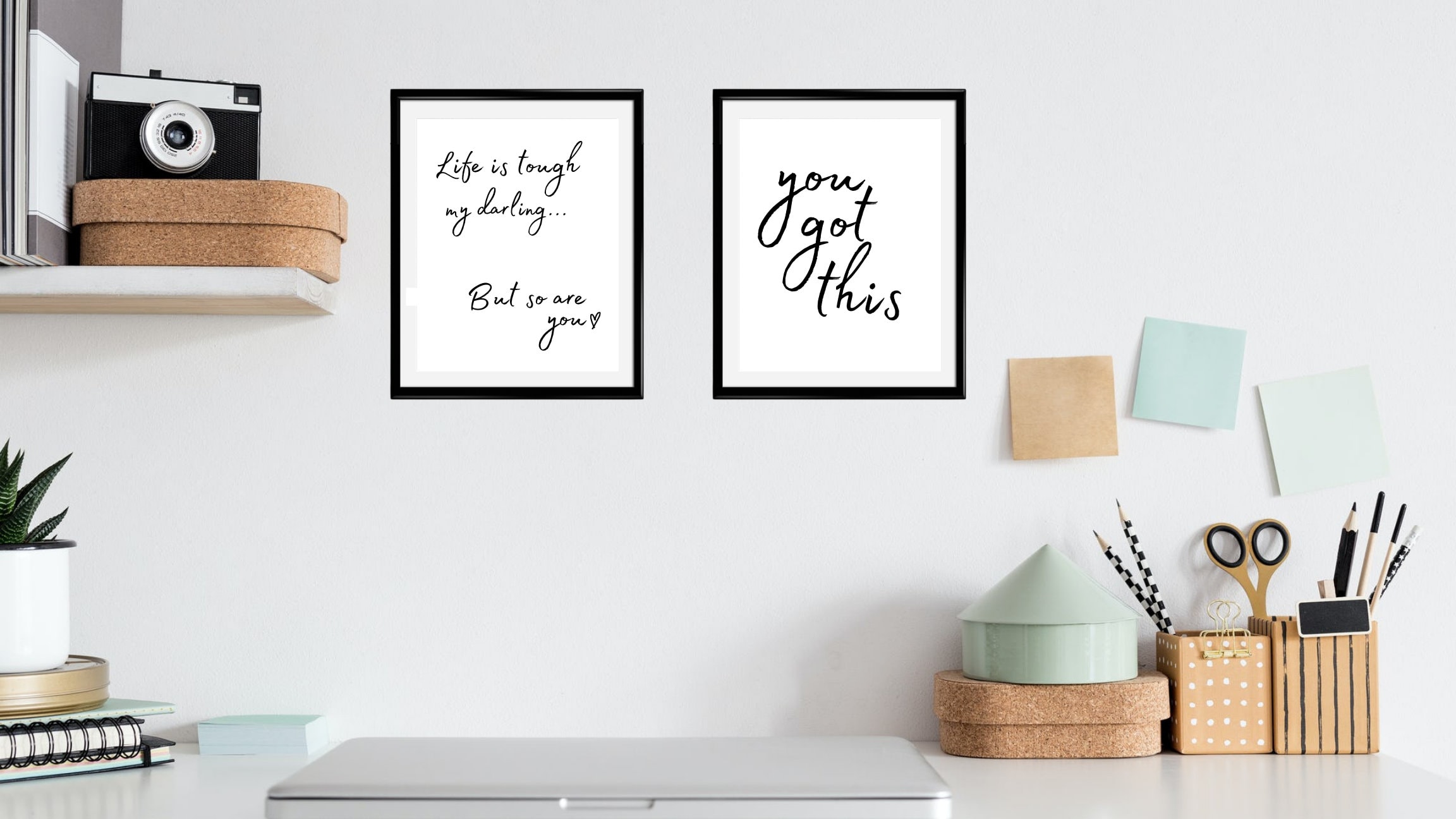 Home Office Wall Art You Got This Inspirational Home Etsy
