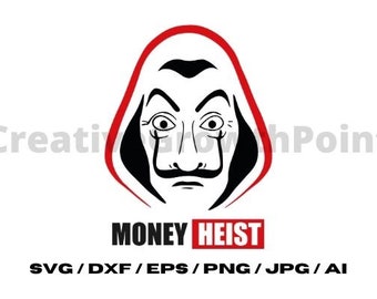 Free Free Money Heist Mask Svg 914 SVG PNG EPS DXF File
