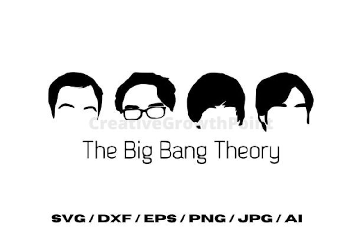 The Big Bang Theory Logo svg png jpg dxf ai eps / Etsy