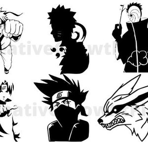 Download Naruto Shippuden Naruto Sasuke Split Face Svg Png Eps Dxf Etsy