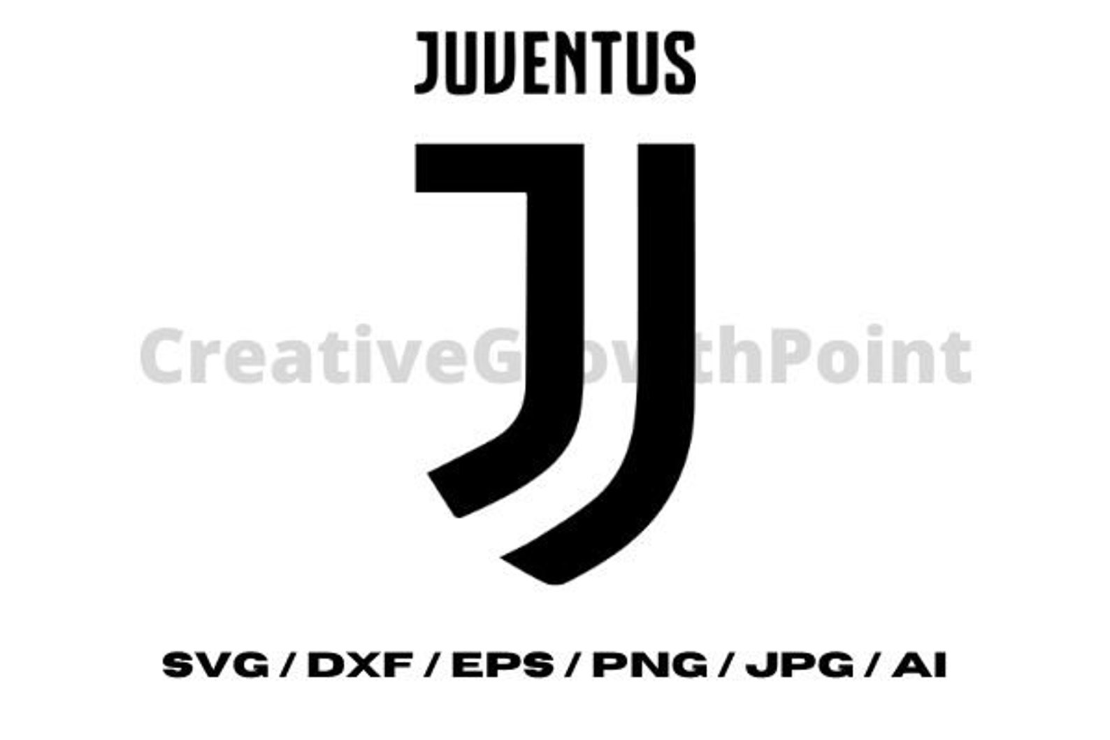 Juventus Logo svg png jpg dxf ai eps / Cricut | Etsy