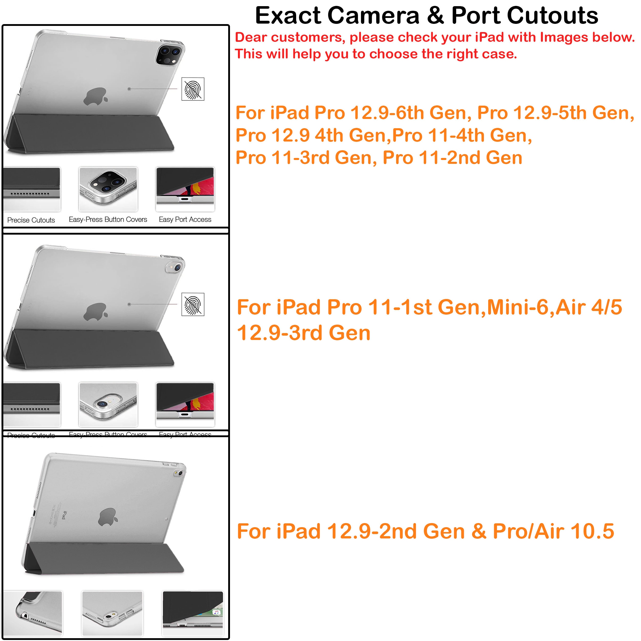 iPad (5th/6th Gen) & iPad Air Case (1st Gen)