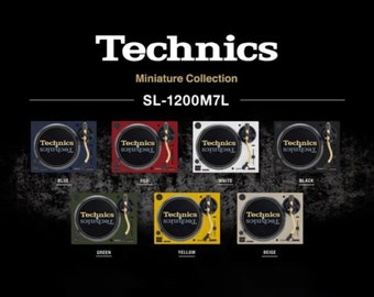 New Technics Miniature Collection SL-1200ML7 50th anniversary Turntable Figure