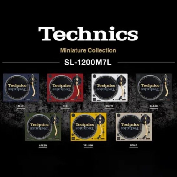 New Technics Miniature Collection SL-1200ML7 50th anniversary Turntable Figure